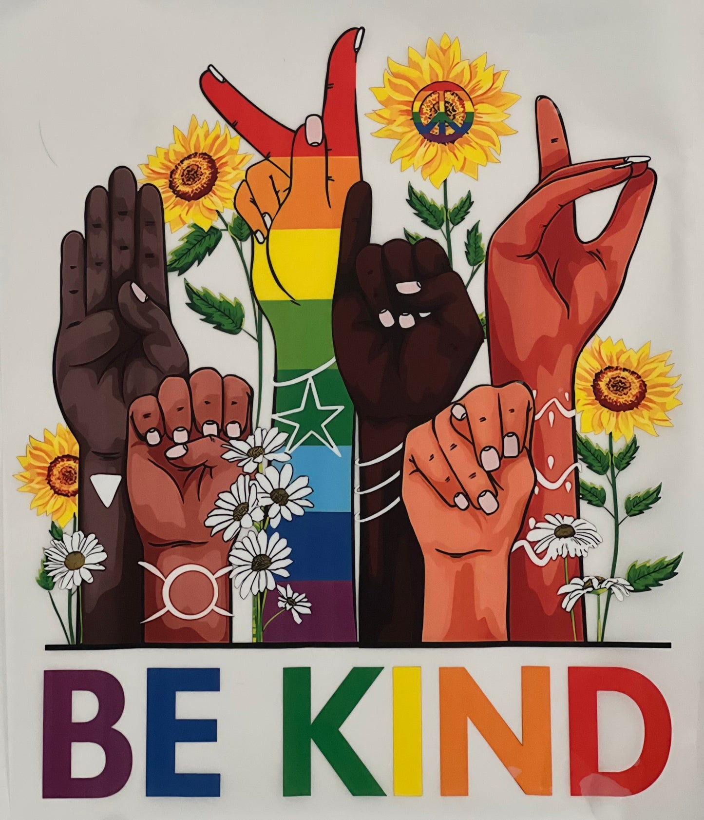 Be Kind HTV Print Transfer