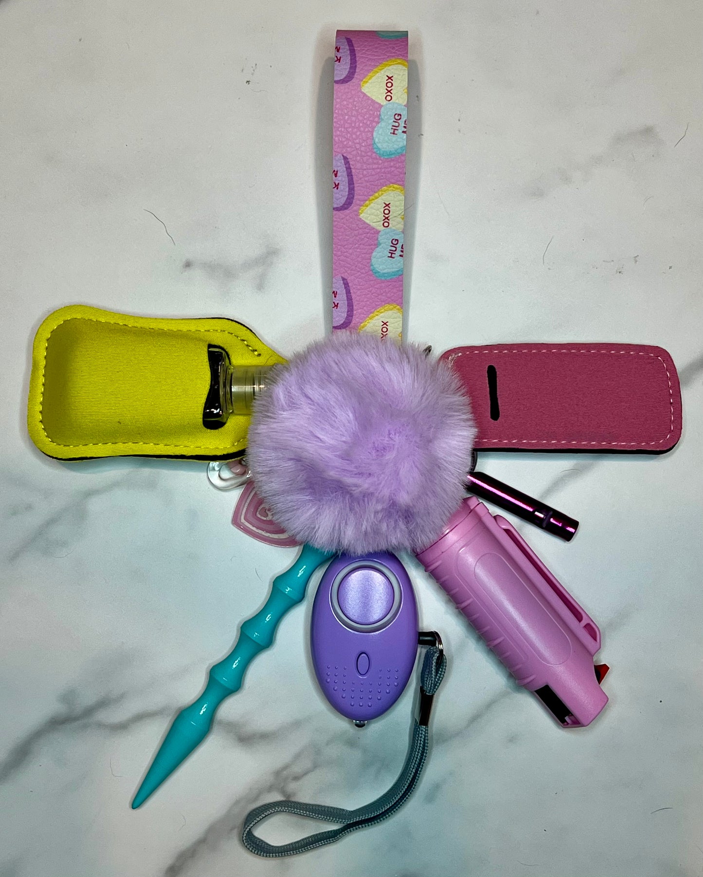 Let's Talk Self Defense Keychain