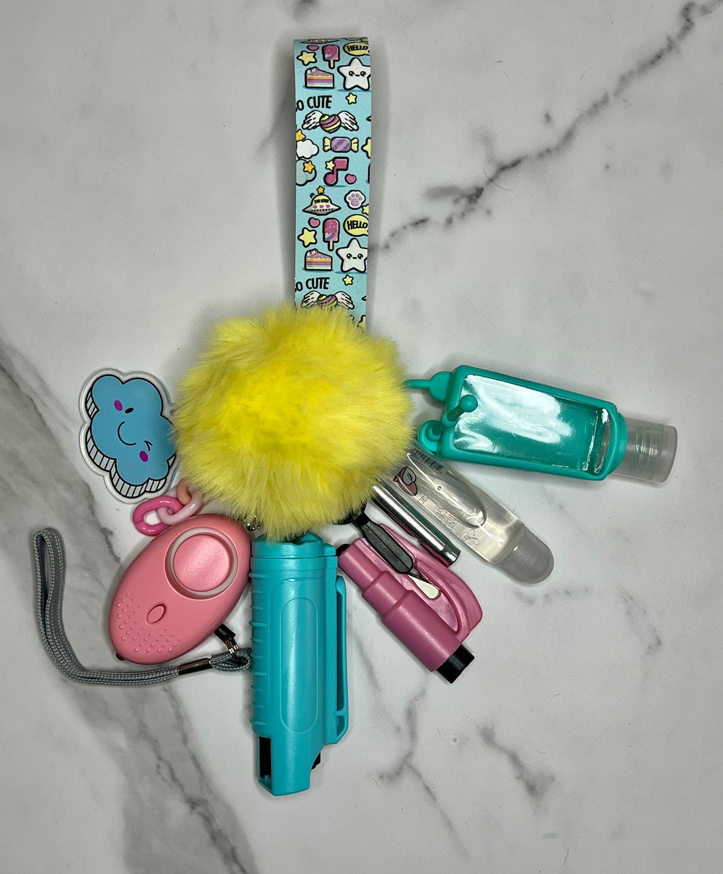 Candy Crush Self Defense Keychain