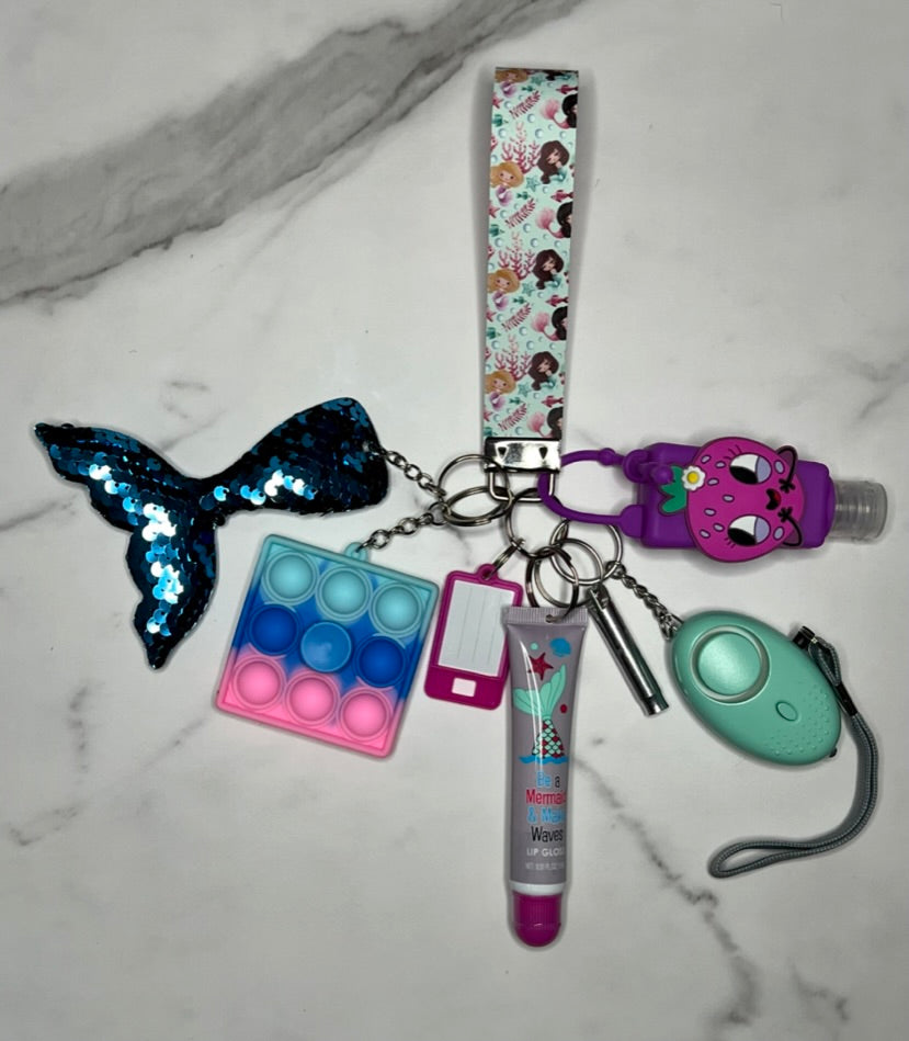 Mermaid Safety Keychain