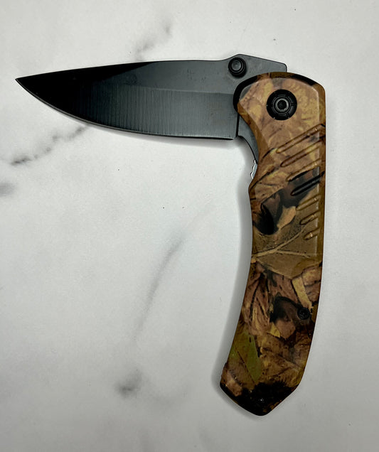 Spring Assisted Knife - Hunter Camo