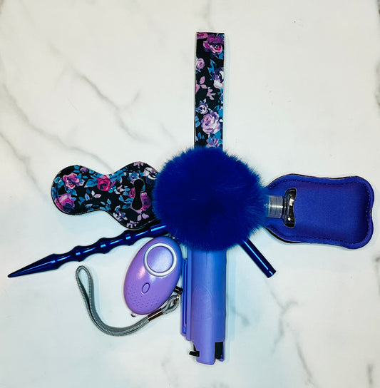 LIMITED Design - Purple Rose Self Defense Keychain