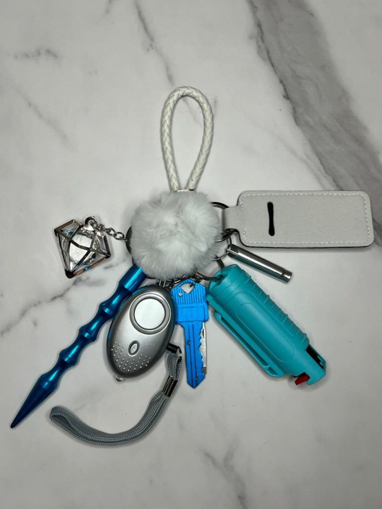 Icy Blue Self Defense Keychain