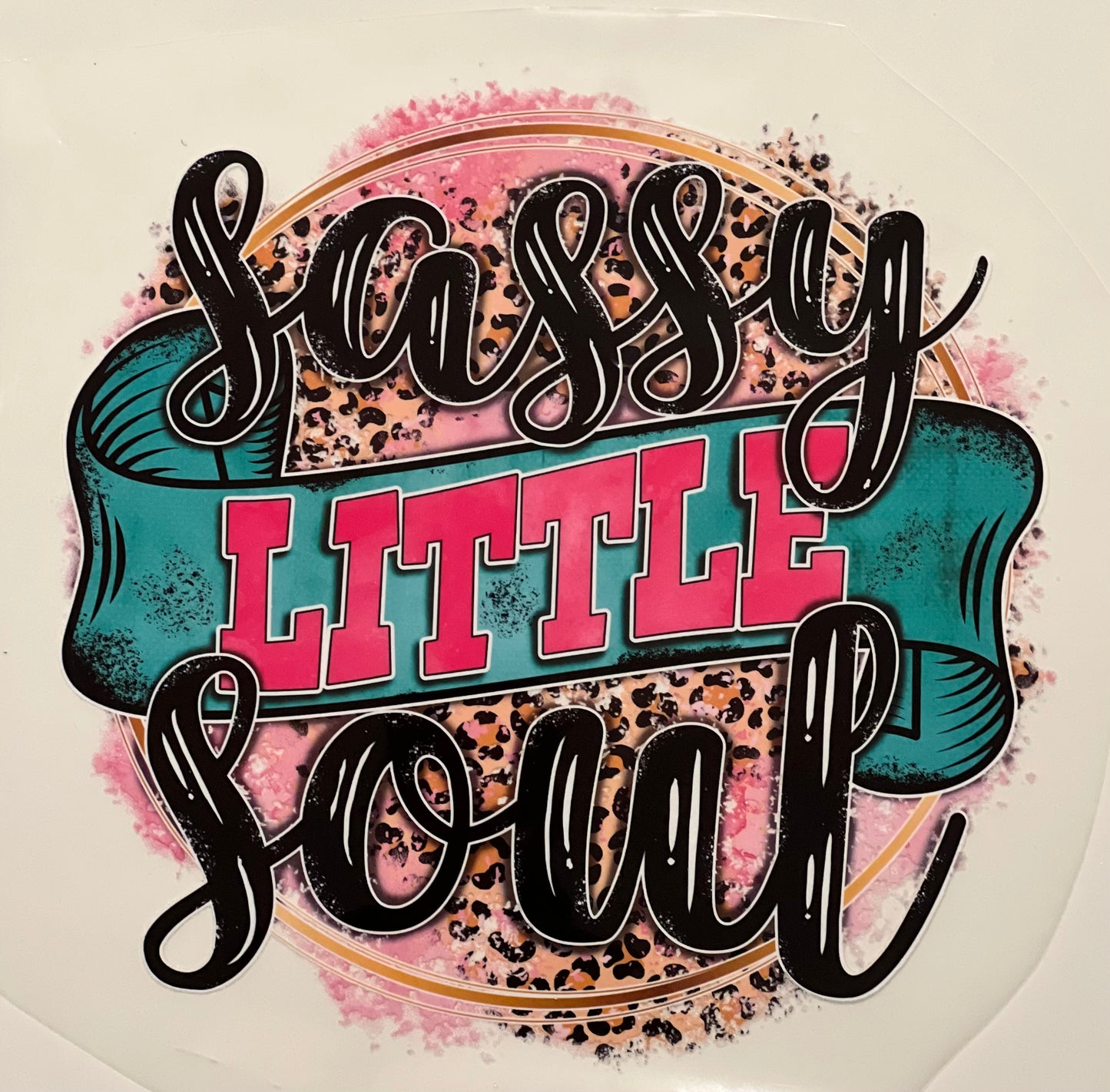 Sassy Little Soul HTV Print Transfer