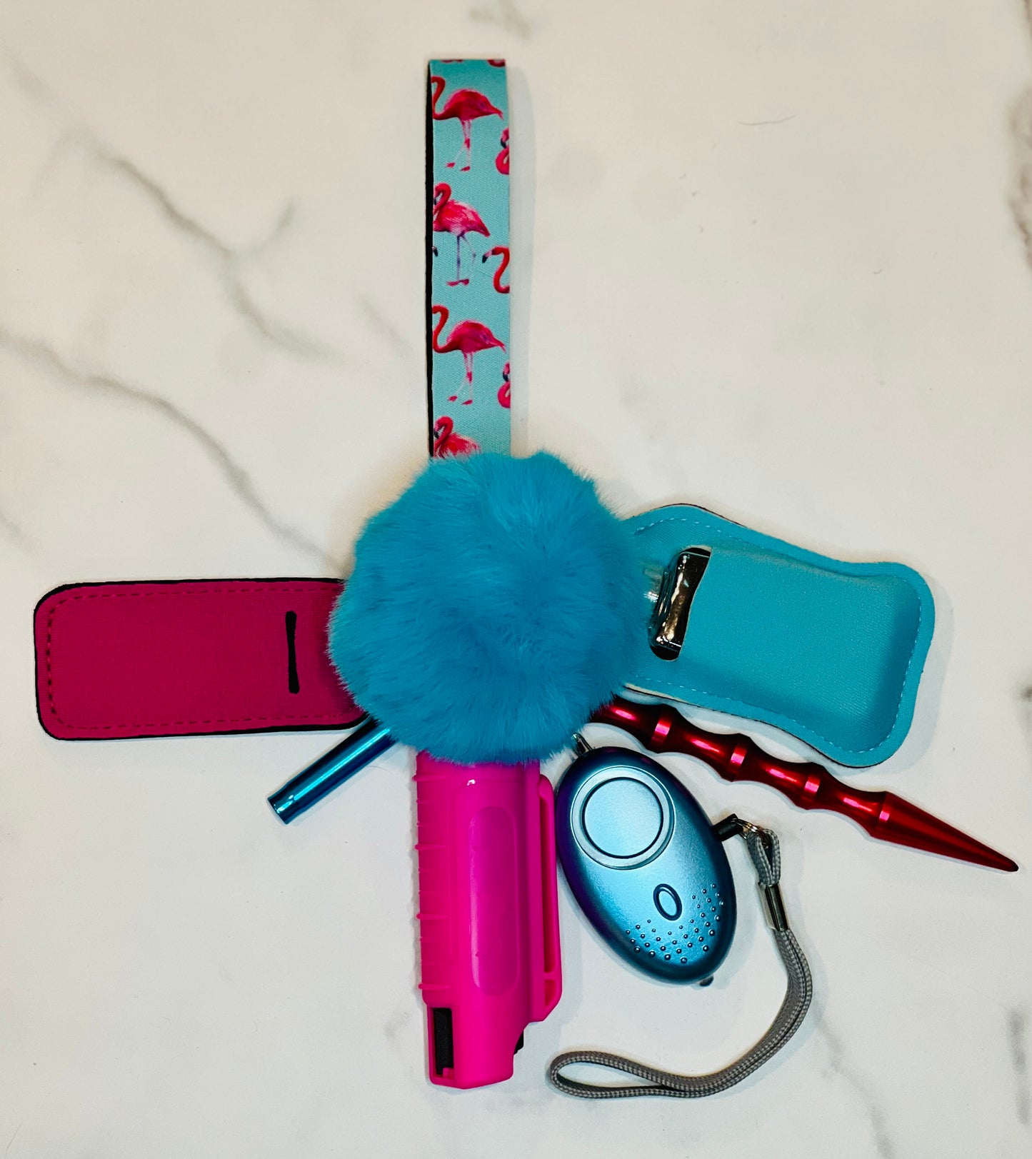 LIMITED Design - Flamingo Self Defense Keychain