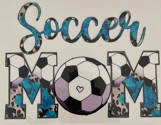 Soccer Mom HTV Print Transfer