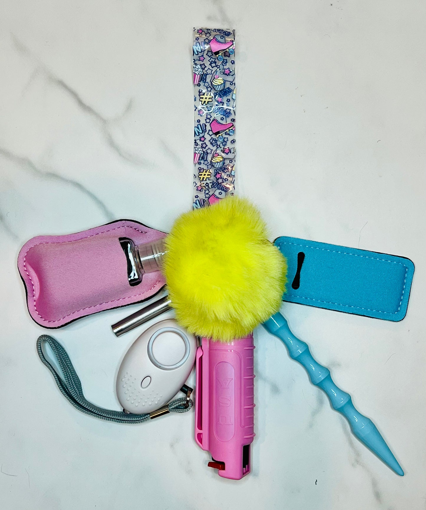 LIMITED Design - 90s Jelly Self Defense Keychain