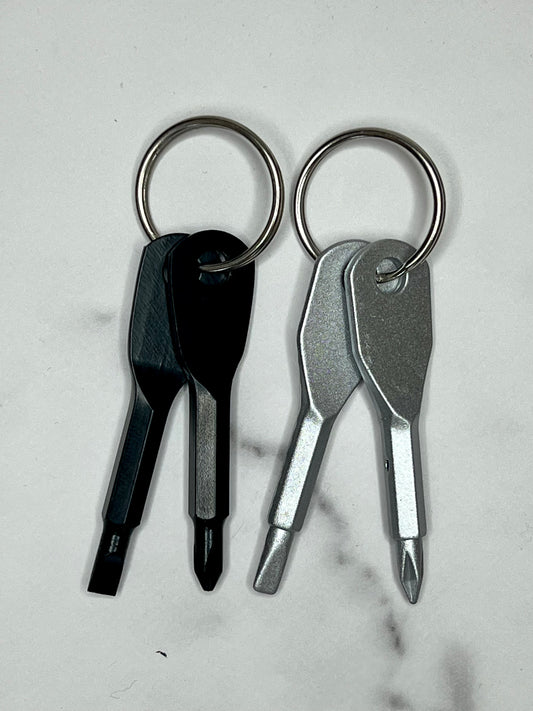 Mini Pocket Screwdriver Set Keychain