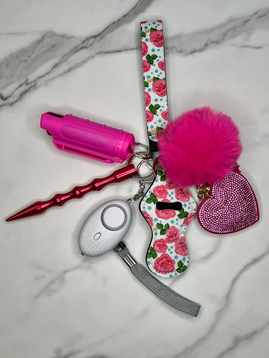 Rosebud Self Defense Keychain