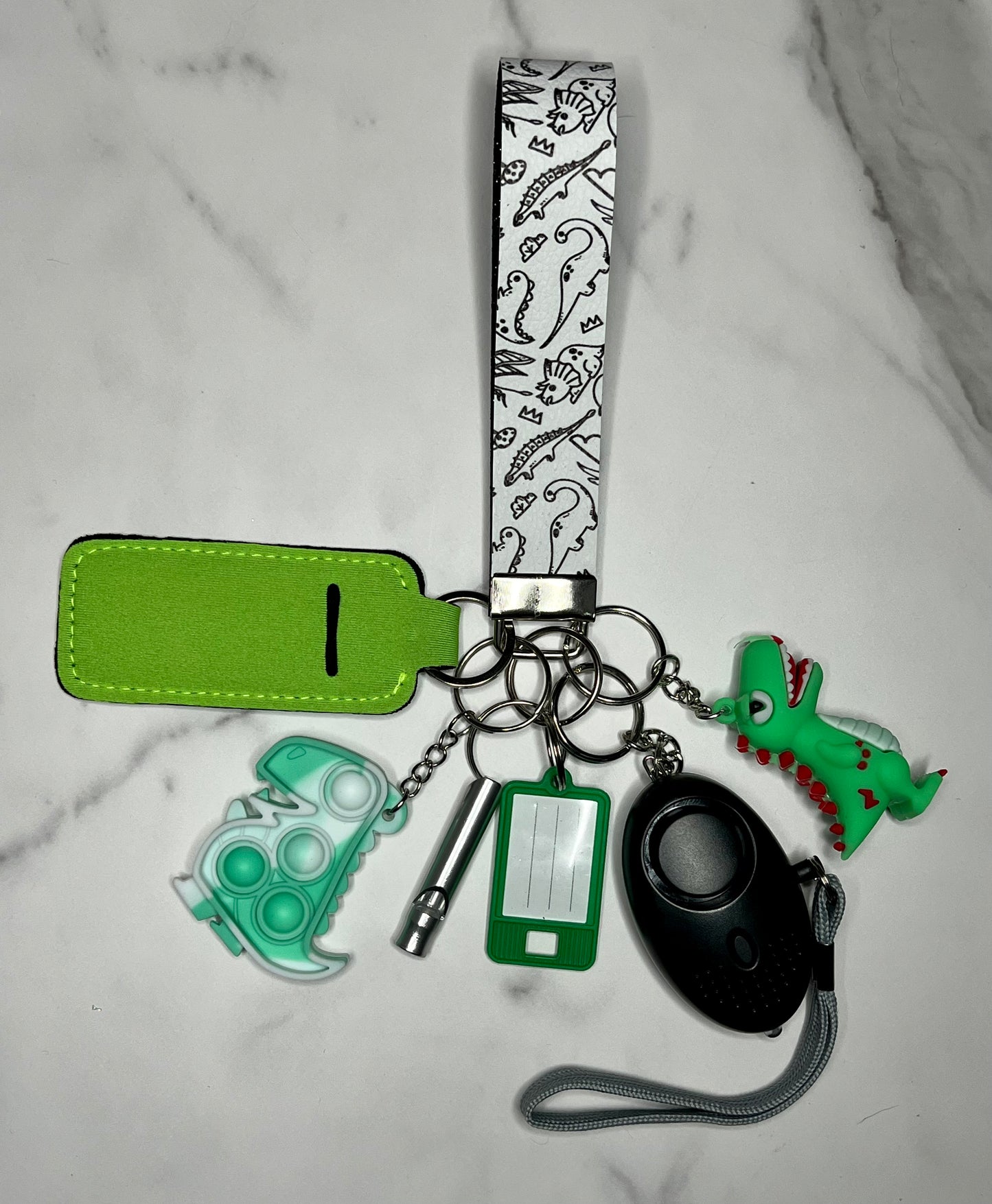 Din-O-Mite Safety Keychain