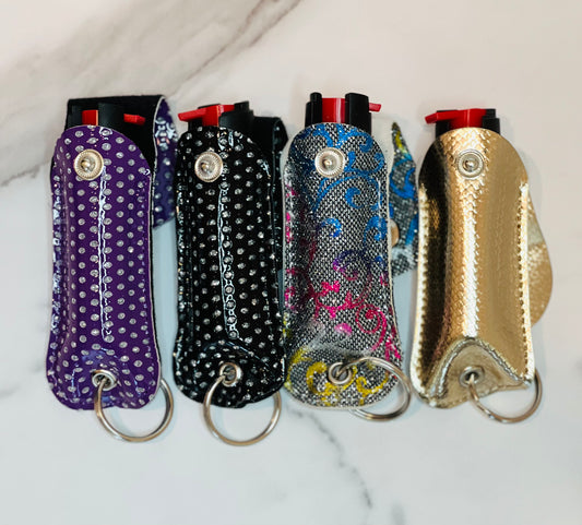 Pepper Spray Soft Case Keychain